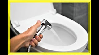 How To Install a Handheld Bidet Sprayer  Hygienic shower  Bidet shower  Toilet shower [upl. by Spearman]