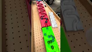 Transparent car  soothing continuous rotating wooden marble runmarblerun [upl. by Atiuqa]