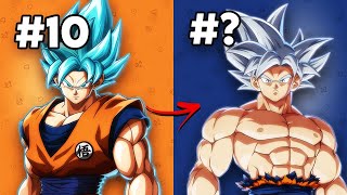 Ranking The Best Goku Transformations 2023 [upl. by Airbmak365]