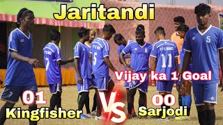 Mako fc  Kingfisher 🆚 Sarjomdi football match at jaritandi 2023  highlights match [upl. by Vallo]