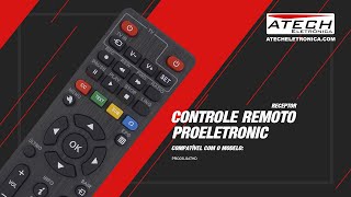 Controle Remoto Receptor Proeletronic PRODSSATHD 780080 [upl. by Tessil]