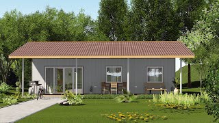 75x11 Meters Wall Metal Cladding House Design Ideas Simple amp Elegant 🏠 Dream House Designs [upl. by Eniamrahs]