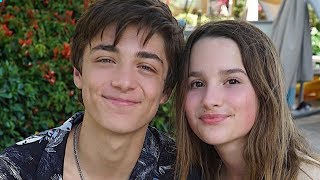 Annie Leblanc and Asher Angels VDay Vacay  Hollywire [upl. by Meri30]