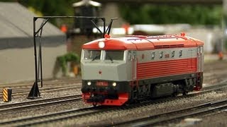 The Miniature Elbe Valley Railway in HO Scale [upl. by Odnomyar]