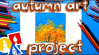 Simple Autumn Art Project [upl. by Bellamy756]