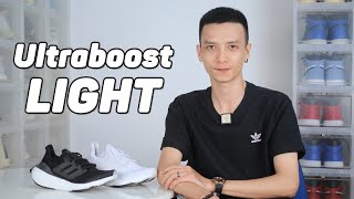 Review Ultraboost Light 23  nhẹ hơn cải tiến hơn GIÁ CHỈ 1x [upl. by Rossie]