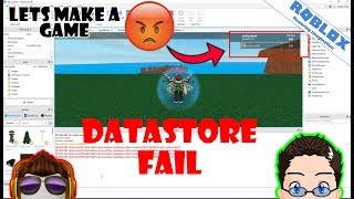 Roblox  Lets Make A Game  Failed DataStore 1 hour of me messing up [upl. by Imeka]