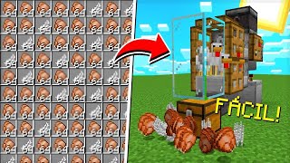 MELHOR FARM DE COMIDA NO MINECRAFT [upl. by Haerdna839]