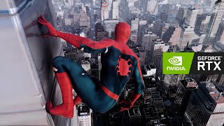 SpiderMan  Ultra Graphics NYC Free Roam Swinging [upl. by Myrtice651]