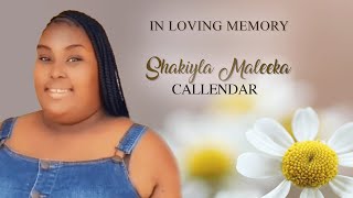 Celebrating the Life of Shakiyla Maleeka Callender [upl. by Yetah]