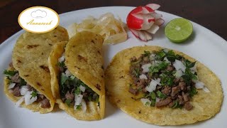 Como hacer tacos de bistec [upl. by Atikin]