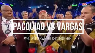 Pacquiao VS Vargas Full Highlights HD [upl. by Nevet]