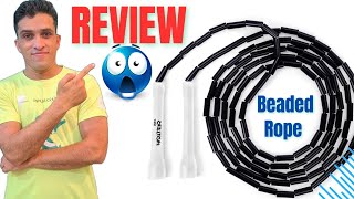 Beaded jump rope review  skipping rope review Hindi  pak fitness [upl. by Spiers]