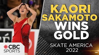 Kaori Sakamoto holds off Isabeau Levito at Skate America amazing Amber Glenn moment  CBC Sports [upl. by Beitch458]