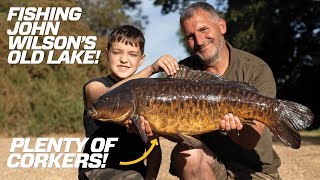 Carp Fishing at John Wilsons Old Lake  NEW SERIES  SPOTLIGHT [upl. by Karola]