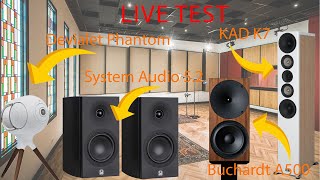 Live Test Wireless speakers  Devialet Buchardt System Audio KAD Audio [upl. by Reppart]