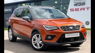 Approved Used SEAT Arona 10 TSI FR Euro 6 ss 5dr  Crewe SEAT amp CUPRA [upl. by Nytsirhc324]