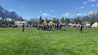 North Stratton Pipe Band  Grade 2 Medley  Canmore Highland Games 2024 [upl. by Kohsa146]