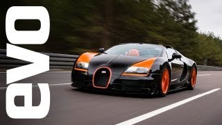 Bugatti Veyron Grand Sport Vitesse  world record top speed  evo DIARIES [upl. by Gosnell]