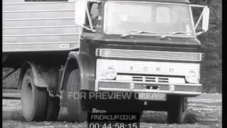 TDADB1300012 Ford Motors Range For 1968 See Us At The Scottish Motor Show [upl. by Ellehcsar]