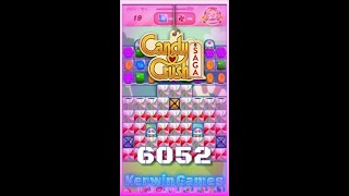 Candy Crush Saga Level 6052  No Boosters Gameplay [upl. by Ranique]