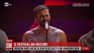 La serata dei duetti  Festival di Sanremo  Storie Italiane  13022023 [upl. by Seavir]