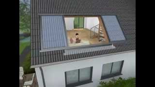 Dachschiebefenster LIDEKO roof sliding window [upl. by Suiramed465]