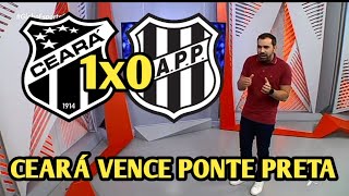 GLOBO ESPORTE CE  CEARÁ VENCE A PONTE PRETA E COLA NO G4 DA SÉRIE B [upl. by Eeniffar492]