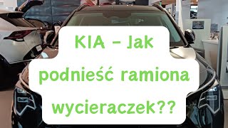 KIA jak podnieść wycieraczki szyby przedniej KIA jak włączyć tryb awaryjny w wycieraczkach [upl. by Allyson544]