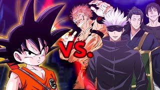 Kid Goku vs EVERY JJK CHARACTER is Unfair [upl. by Hollah]