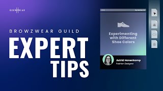 Browzwear Guild Expert Tips Experimenting with Shoe Colors in VStitcher [upl. by Ioves]