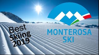 Best Skiing 2019 Monterosa Ski Italy [upl. by Nimrak862]