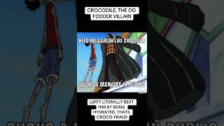 CROCODILE IS A FRAUD😭onepiece shorts pesopete anime animememes nerdcore [upl. by Rhu]