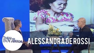 TWBA Alessandra De Rossi shares how her mom makes her happy [upl. by Euqinommod]