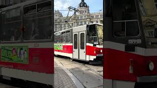 🇨🇿Tram in Brno Czechia Česká republika Video 3 9 2024 4 40 20 PM [upl. by Silvain556]