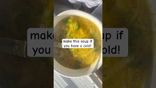 Soup Recipe to help get rid of a cold 🤧🥣🧅🧄 hotsoup cozyszn shorts [upl. by Ysle658]