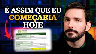 COMO EU COMEÇARIA A INVESTIR HOJE  Como começar a investir do zero [upl. by Neeloj]