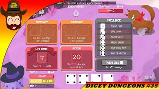 Dicey Dungeons part 35  The Witch is a creature of chaos she may summon many spells [upl. by Analad]