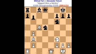 Mikhail Tal vs Alexander Tolush Tal Chess game Tal best chess Tal best games Tal best sacrifice [upl. by Rusel679]