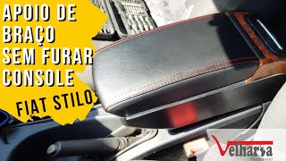 Dica Velharia  Colocar apoio de braço universal no Fiat Stilo sem furar o console [upl. by Adnalram]