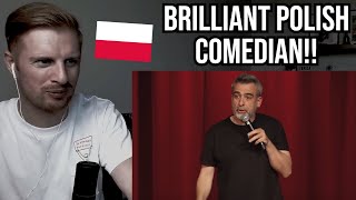 Reaction To ABELARD GIZA  Samertajm Polish Comedy [upl. by Edobalo]