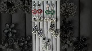 German Silver Jhumkas😍jewelleryearringssmallbussinessshortsvideoviraltrendingcuteytfashion [upl. by Leod893]