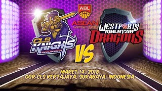 CLS Knights Indonesia VS Westports Malaysia Dragons  ABL 2017  2018 [upl. by Wiersma770]