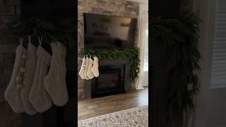 My FAVORITE garland christmas home garland manteldecor holidayseason holidaydecor diy [upl. by Noami29]