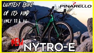 New pinarello nytro e 2023  lightest ebike of its kind with TQHPR50 [upl. by Yhtomot]