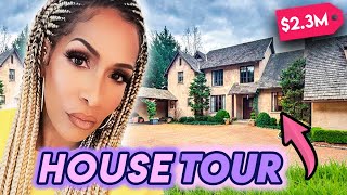 Sheree Whitfield  House Tour  Sandy Springs “Chateau Sheree” Mansion [upl. by Wemolohtrab]