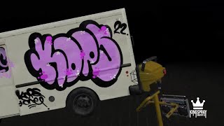 Kingspray Graffiti VR Van Throw [upl. by Jaynell]