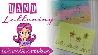 Mein HandLettering für ArtJournal amp MixedMedia mit ChristineCreativ [upl. by Amaryllis]