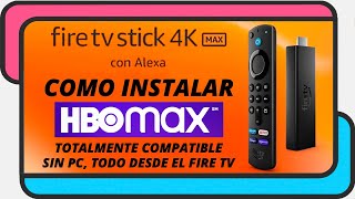 Como instalar HBO Max en un Amazon Fire TV Stick [upl. by Northrop]