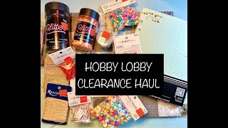 HOBBY LOBBY CLEARANCE HAUL [upl. by Nylac83]